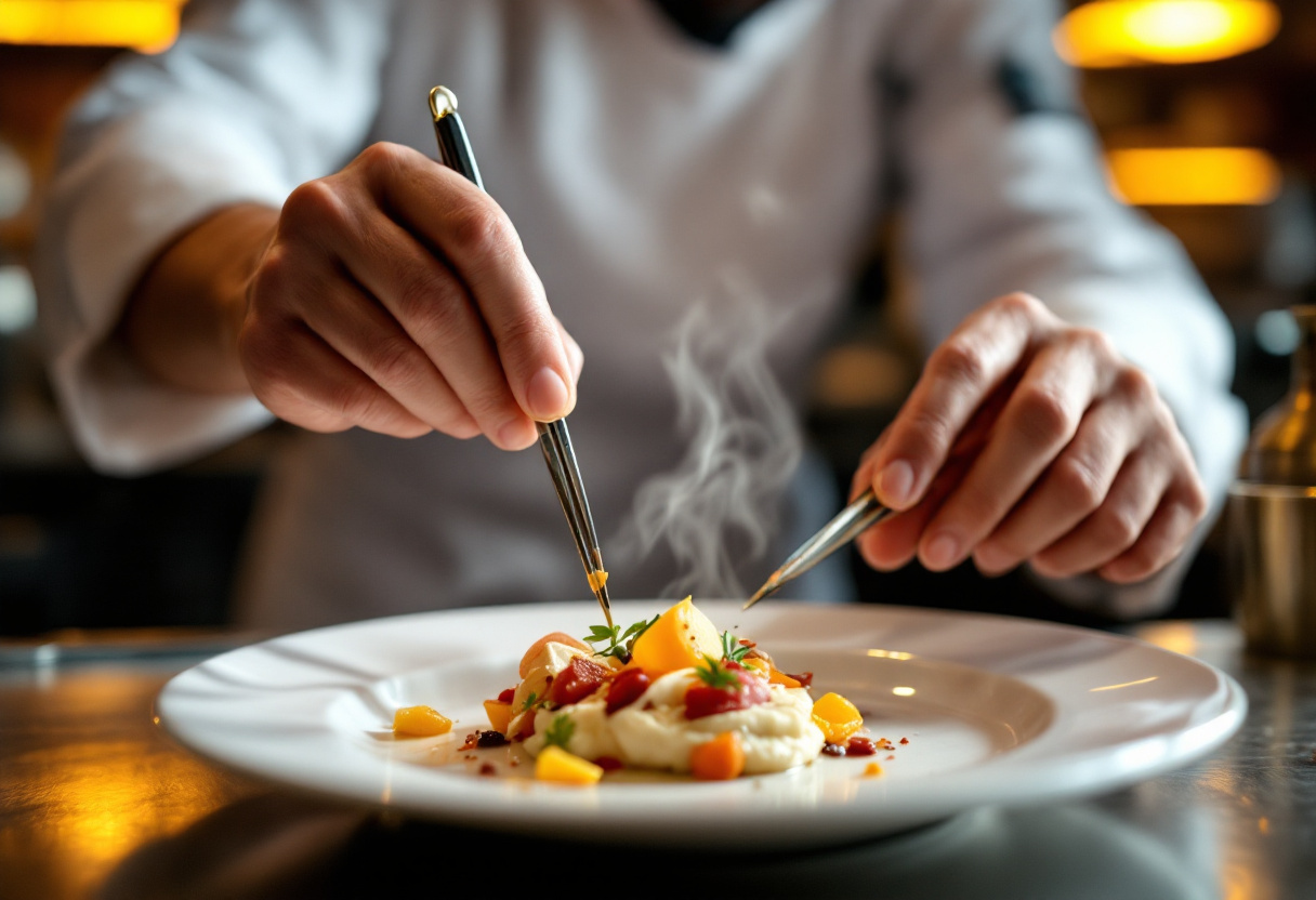 En cuisine chez Manou — le dressage d'un plat